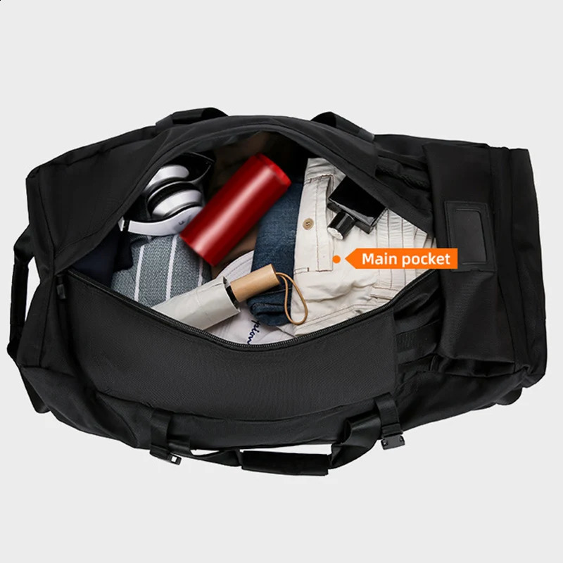 Foldable Traveling Wheeled Bags Unisex Universal Travel Bag With Wheel Large Capacity High Quality Luggage Storage Handbag 240819