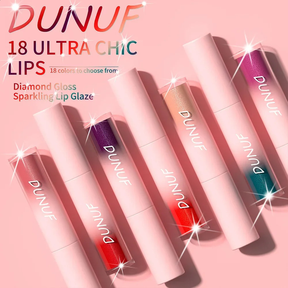 Matte Glitter Liquid Lipstick Diamond Shiny Lip Gloss Waterproof Long Lasting Pearl Lipgloss Women Lip Tint Makeup Cosmetics 240819