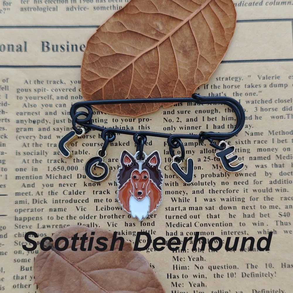 Black German Shepherd Dog Animal Brooch St. Bernard Brooch Dog Lover Gift W240815