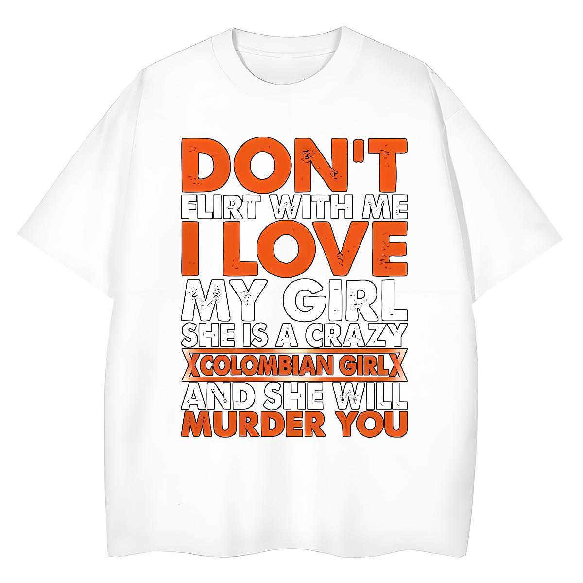 Loose Men Clothes T-Shirt Hip Hop Street 230g Pure Cotton Oversized Round Neck Short Sleeve letter T Shirts Men New Top Tees