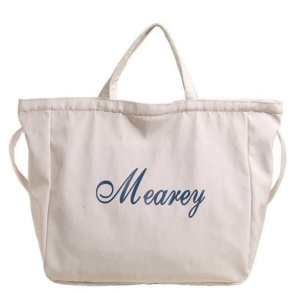 ISN leisure large capacity diagonal canvas crossbody lazy style class commuting soft bag lightweight and versatile shopping