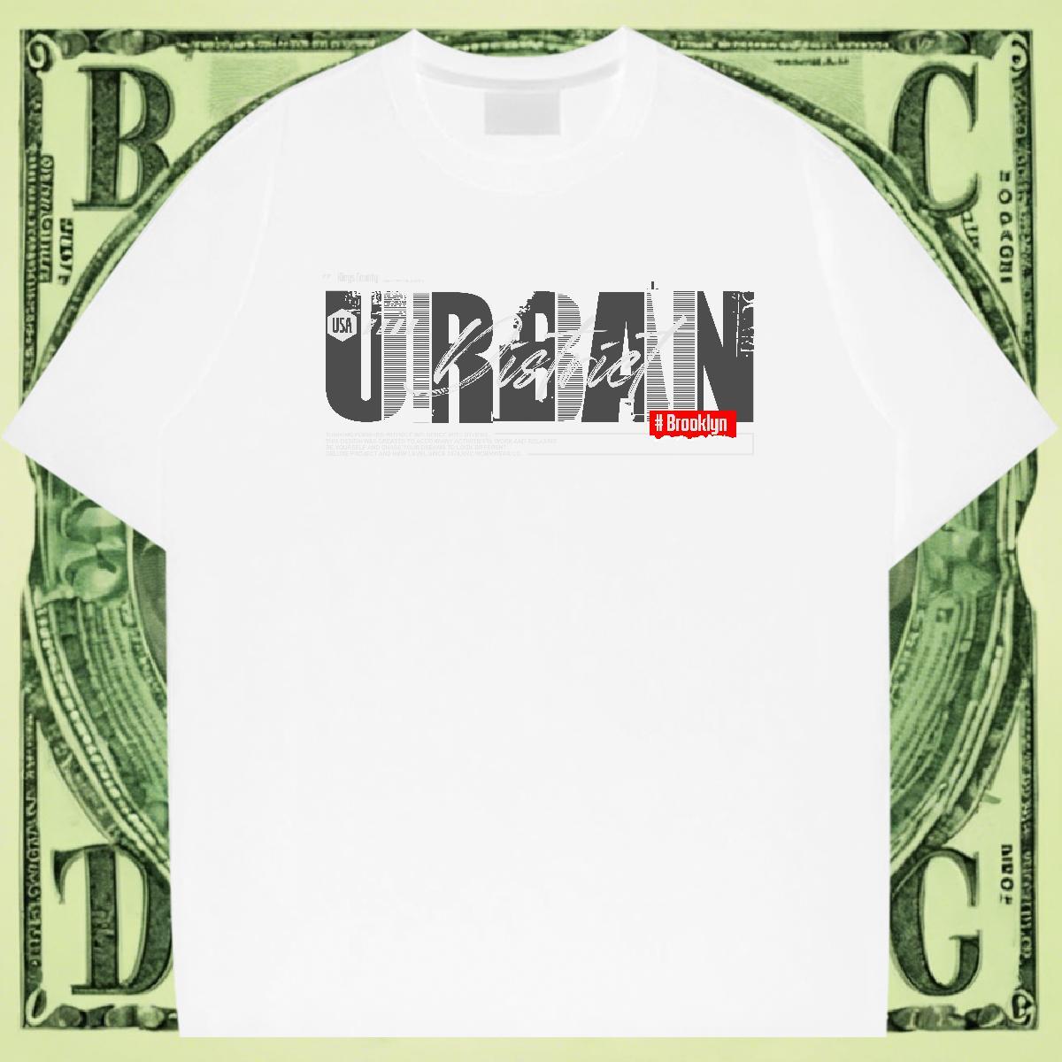 Classic Tshirts Summer Casual 230g Pure Cotton Oversized Crew Neck Breathable letter Man T Shirts 2024 DIY Tee Shirt