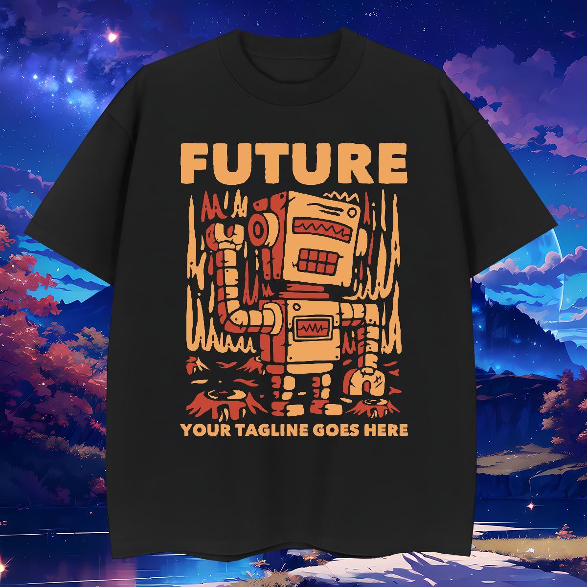 Soft letter 230g 100% Cotton Men Tees Beach Crew Neck Breathable Man T Shirts Classic Casual DIY Anime Wear