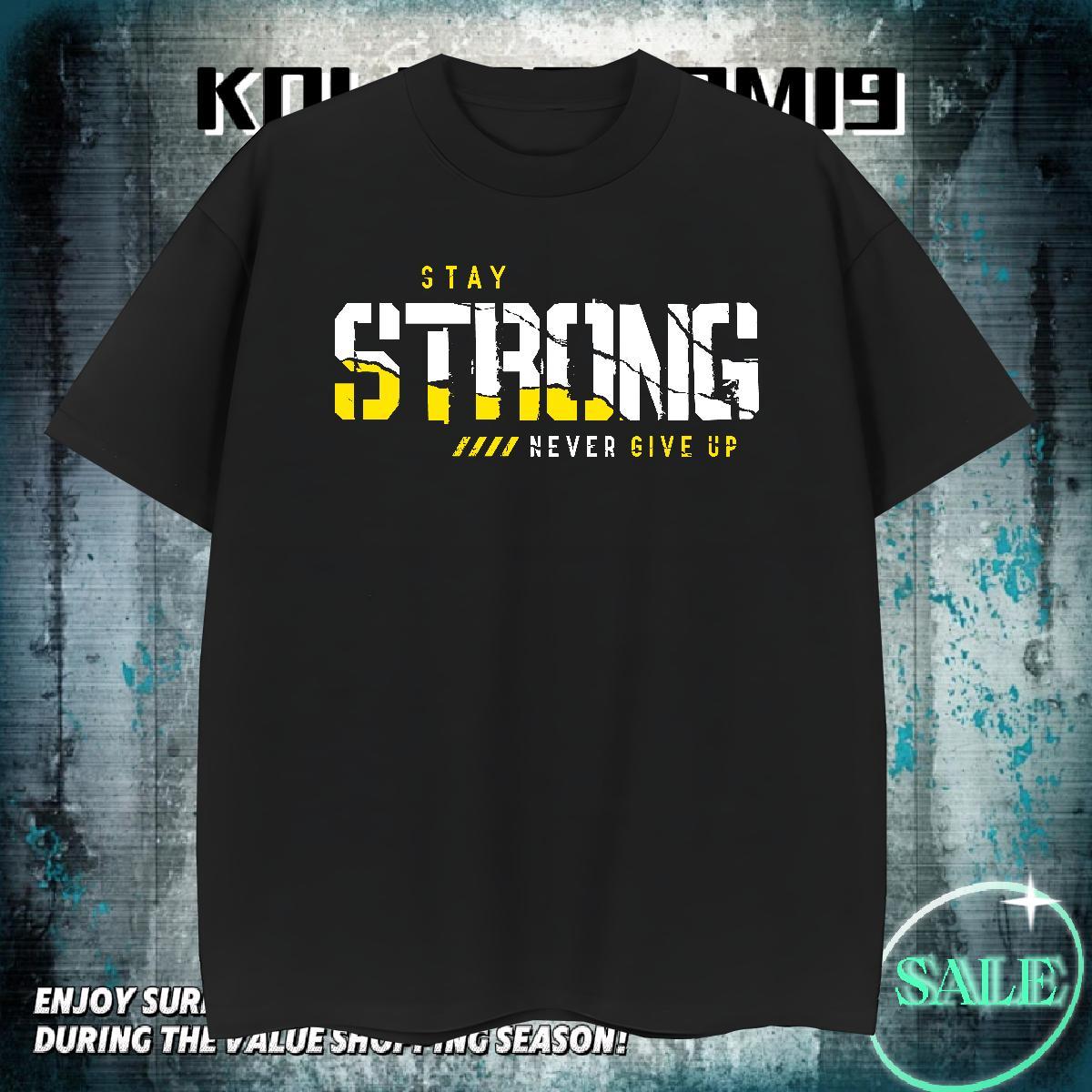 Cool Men Tops Tees Spring Summer 230g Pure Cotton Custom Print Plus Size Breathable strong Man T Shirts DIY Clothes