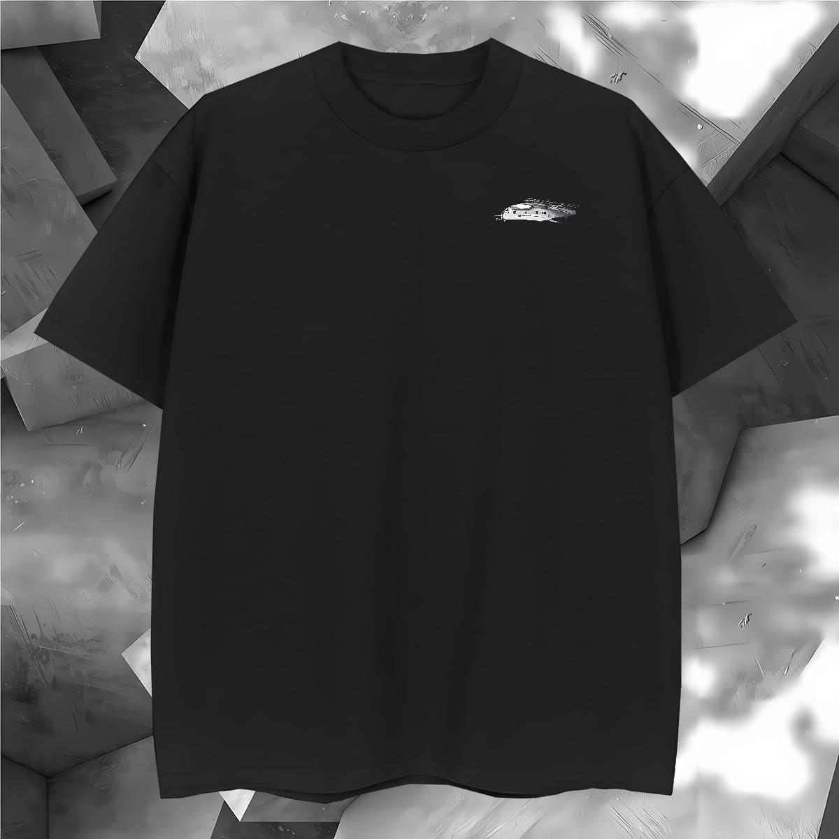 Soft plane Man T Shirts Sport Men Clothes T-Shirt 230g 100% Cotton Custom O-Neck Short Sleeve Graphic Clothings