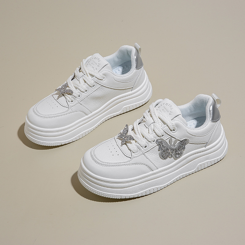 Ddmysports Summer New Ins Korean Edition Trendy Little White For Female Students Thick Bottom Versatile Casual Sports Board Shoes Y OUTDOOR