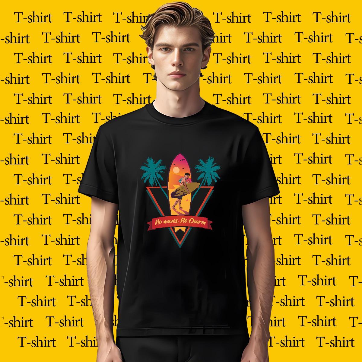 Popular sea 230g Cotton Mens Tshirts Hip Hop Street Pure Cotton Mens T Shirts Custom Graphic Tees