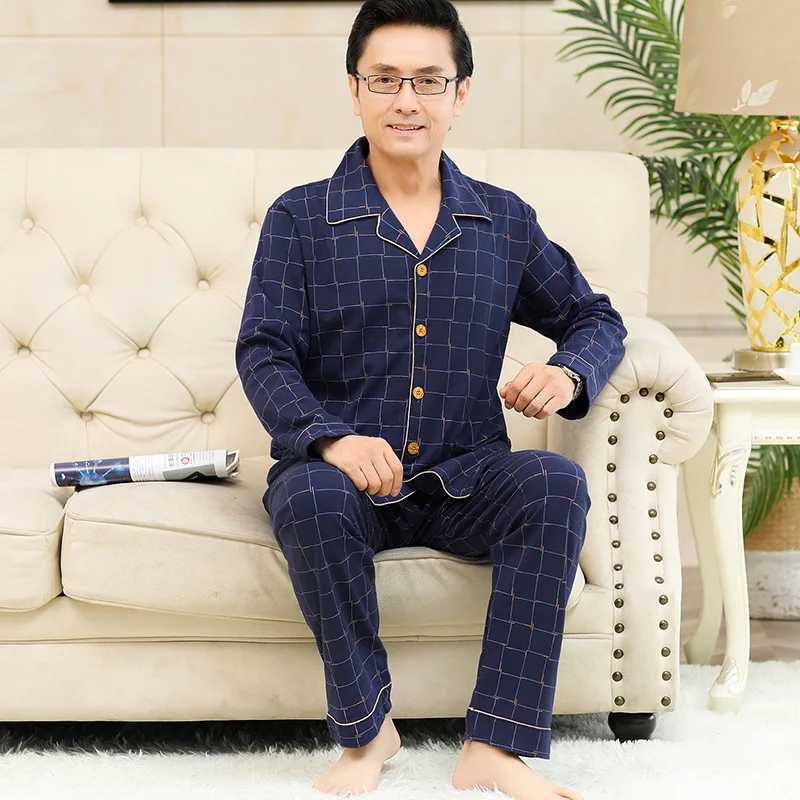 Luxury brand sleepwear mens sleepwear set long sleeved open top pants two pieces of autumn casual wear flat bottomed sleepwear loose oversizedW240719