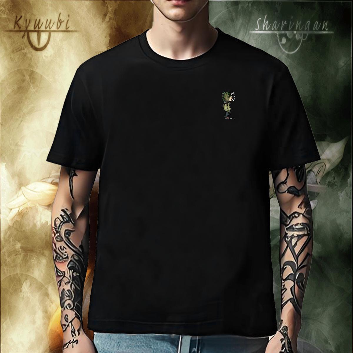 High Quality Mens Tshirts Hip Hop 230g 100% Cotton Anime Crew Neck dog T-Shirts for Men New Designer Wear