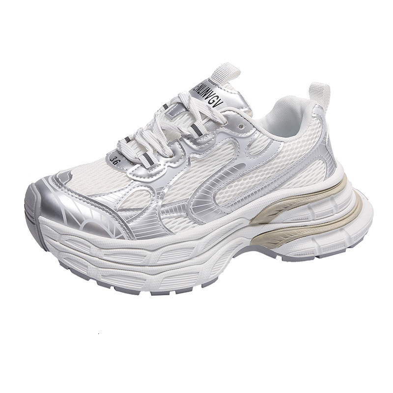 Ddmysports Autumn New Korean Version Breathable Dad Instagram Student Casual Thick Soled Running Shoes For Women BL OUTDOOR