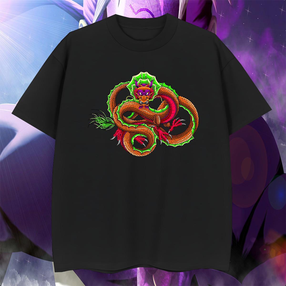 Cool Design Men Clothes T-Shirt Anime Printing Street 100% Cotton 230g Custom Print Plus Size Breathable Short Sleeve ferocity Man T Shirts 2024 Desig