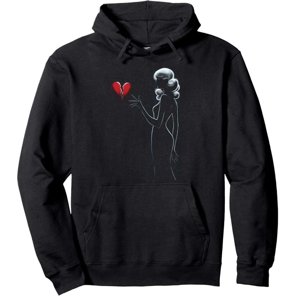 Hoodie for Mens Womens Broken Heart Sad Lonely Girl Day Anti Valentine Pullover Hoodie Hoodies sweatshirt pullover jacket Long sleeve
