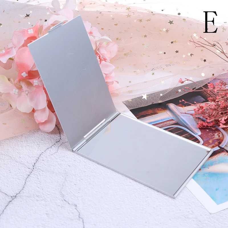 5 Sizes Pocket Rectangle Makeup Folding Mirrors Ultra-thin Folding Make Up Mirror Personalised Portable Compact Cosmetic Mirror Y240819