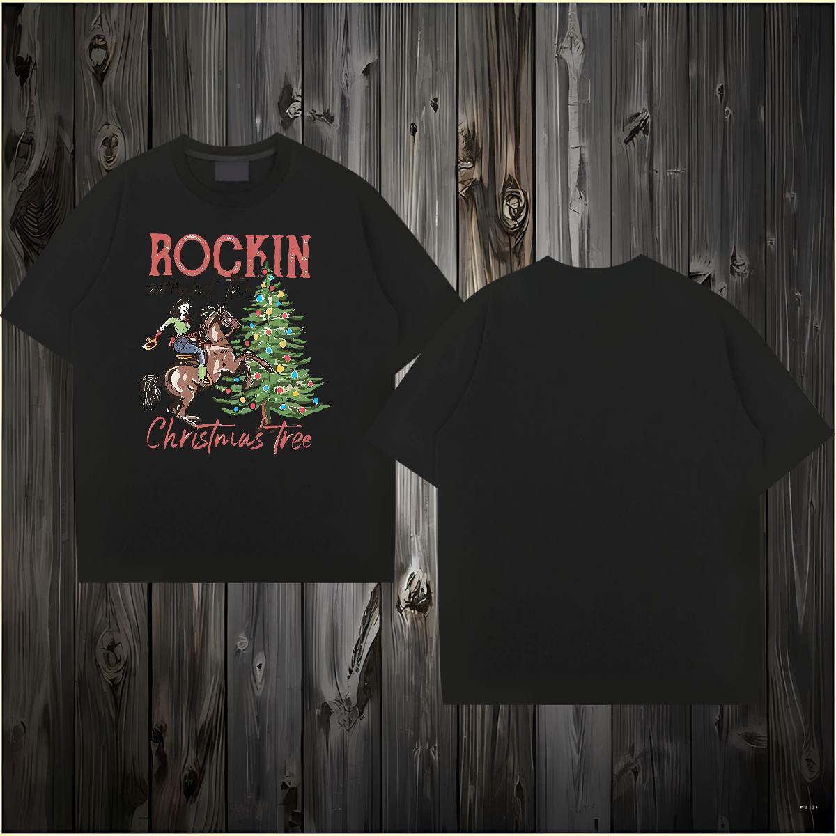 Comfortable Mens T Shirts horseback riding Breathable Daily Outfit Oversized 3XL 4XL 230g 100% Cotton Couples T Shirts Custom Clothes