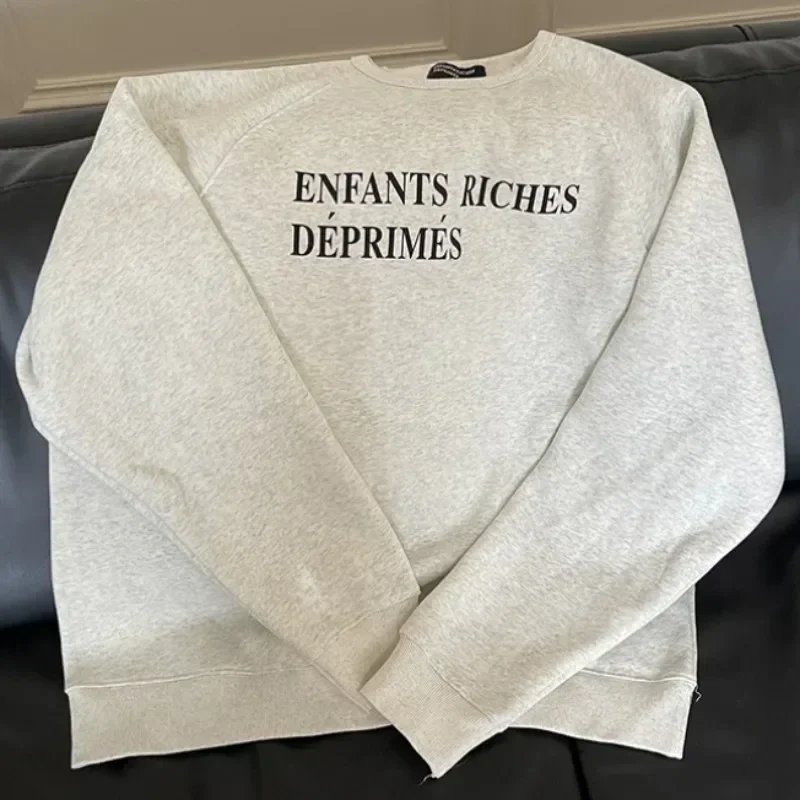 Winter Vinatge Hoodies Casual Street Men Women Letter Print Sweatshirt