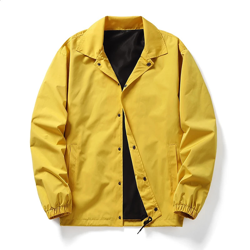 Customized hiphop streetwear plain black jacket retro waterproof lightweight windproof 240819