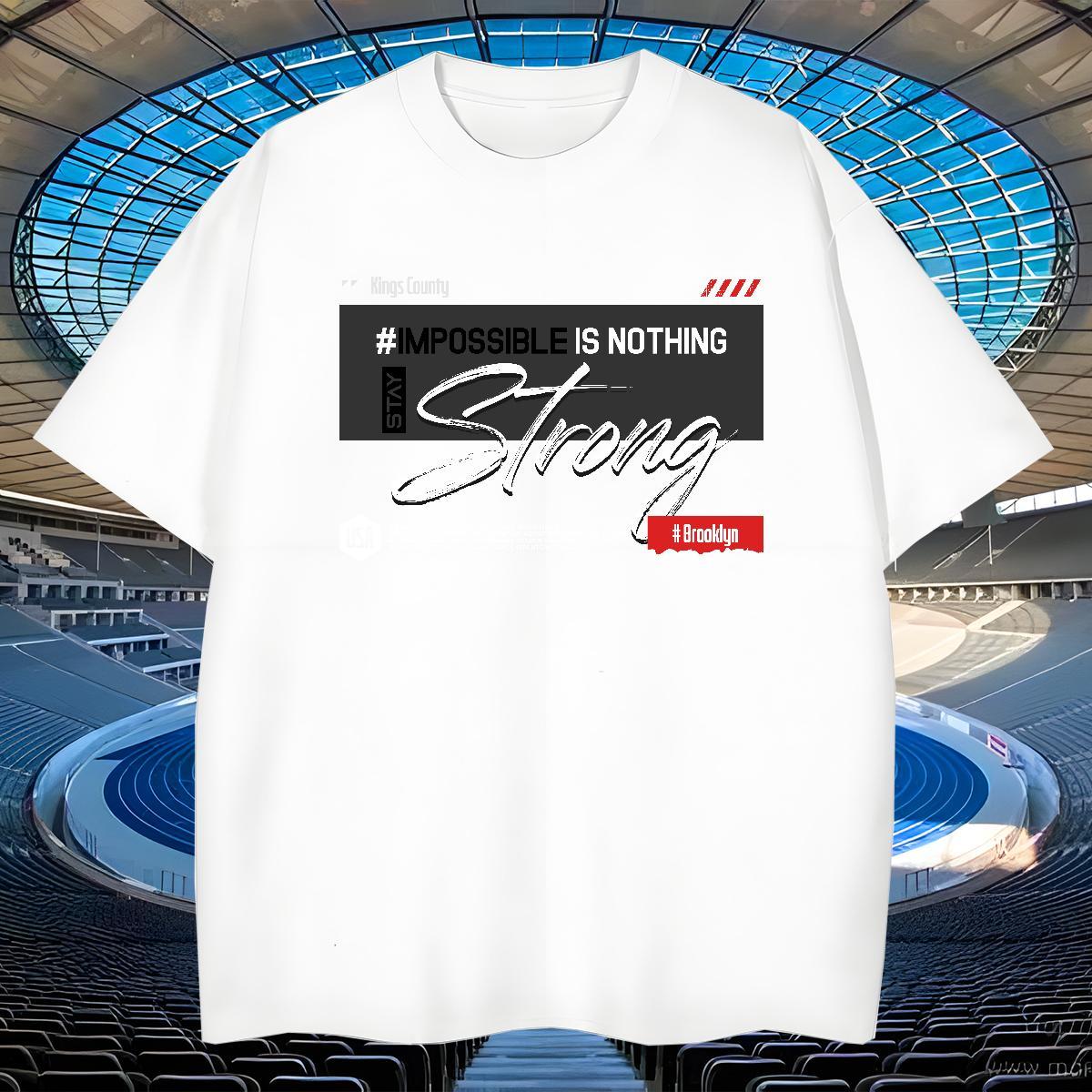Brand Couples T Shirts Casual 230g Pure Cotton Black White Breathable strong Mens T Shirts New Tees