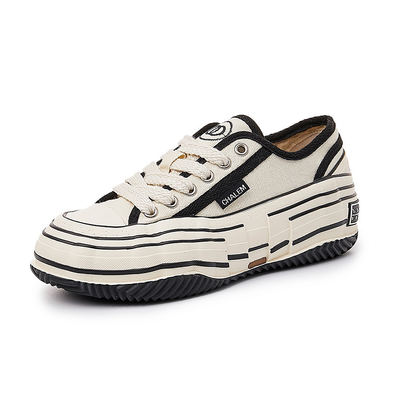 Ddmysports Igh Version Beggar New Spring Canvas Casual Single Flat Bottomed Small White Shoes Women S Trend OUTDOOR
