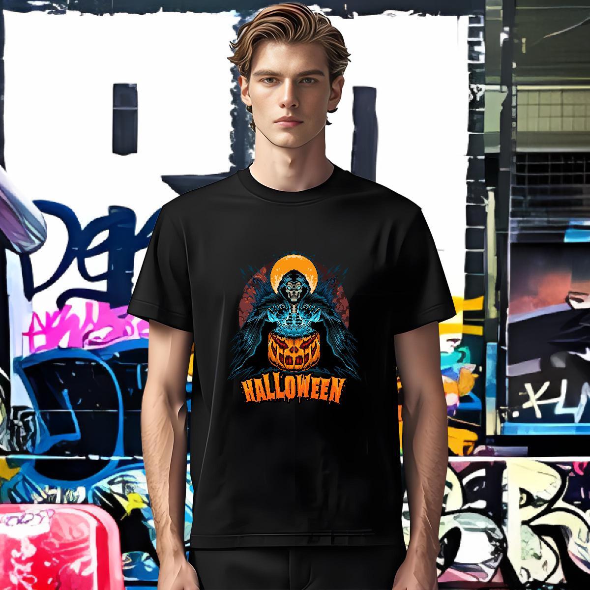 T-Shirts 230g Cotton sorcerer Sport Breathable Soft Black Oversized Men Tshirts Fashion Designer Cool Tops Tees
