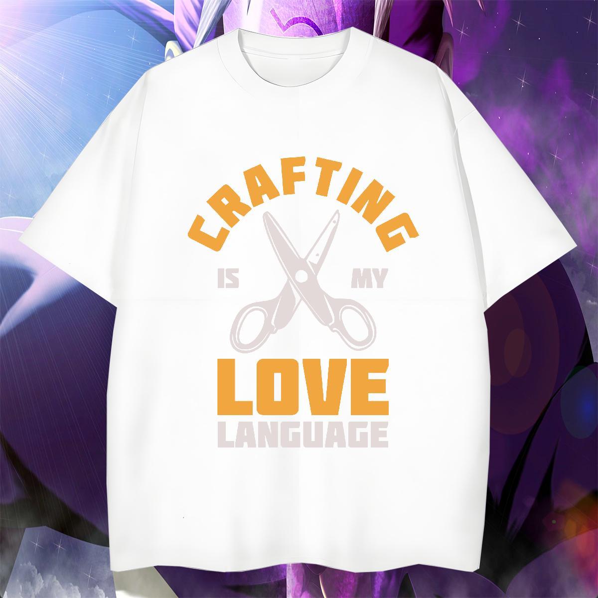 Unisex Couples T Shirts Outdoor 230g Cotton Custom Printing Breathable Soft scissors T shirt Customized Tshirts