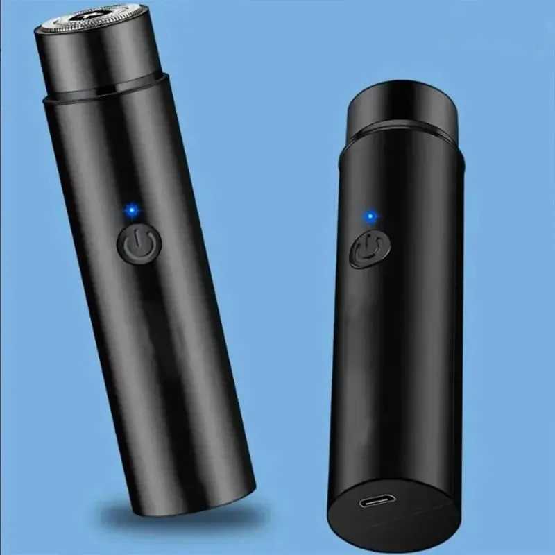 Mens shaver Mini electric shaver USB charging model Portable shaver Long term black skinless shaver W240819