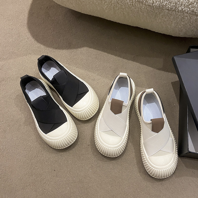 Ddmysports Summer New Instagram Breathable Little White Female Trendy Students Thick Sole Matsuke Casual Board Shoes Street Shoot OUTDOOR