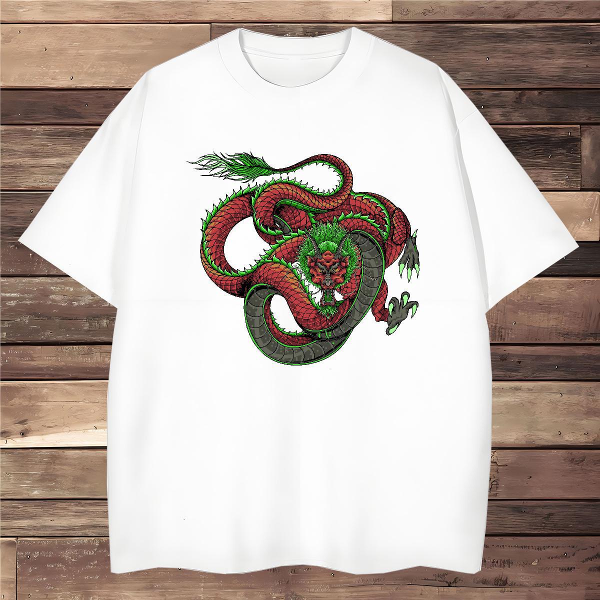 Mens T Shirts 100% Cotton 230g ferocity Beach Breathable Crew Neck Custom Big Size Men Tops Tees 2024 Summer Classic Wear