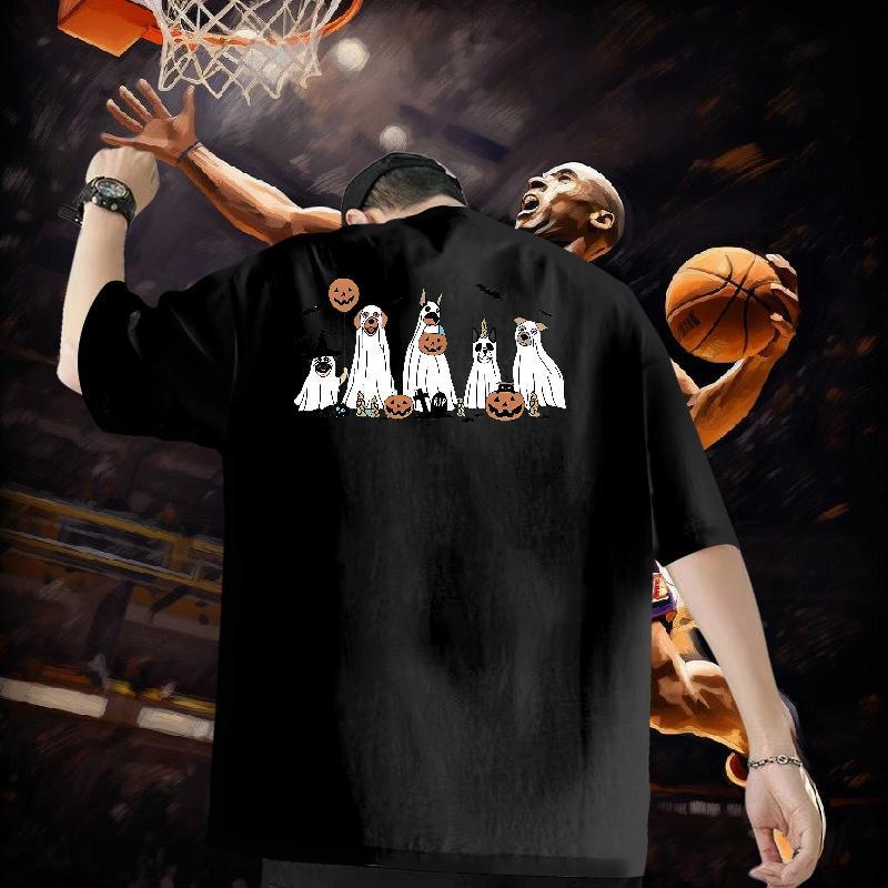 Factory Direct Men Tops Tees pumpkin Casual Beach 230g 100% Cotton Tshirts Breathable Crew Neck Designer Mens T Shirts Plus Size Custom