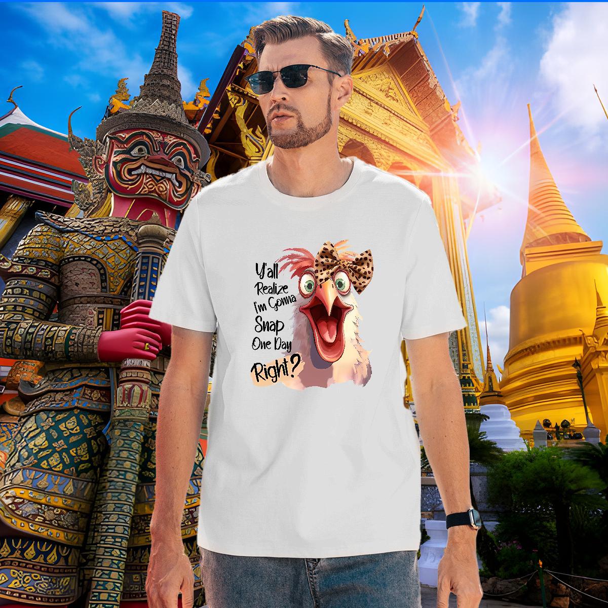 Brand T shirt cock Breathable Crew Neck Sport Anime Print 230g Cotton Men Tshirts DIY Clothings