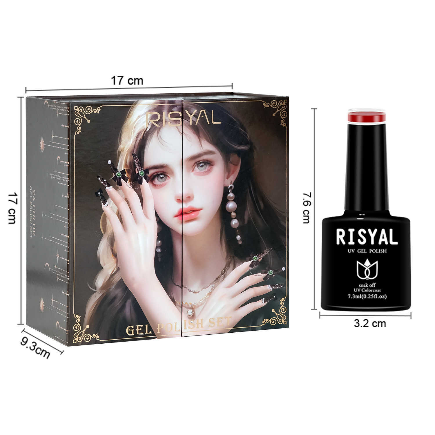 Nail Gel nail polish adhesive set 24 pieces Armor oil color Base Seal functional New phototherapy Q240819