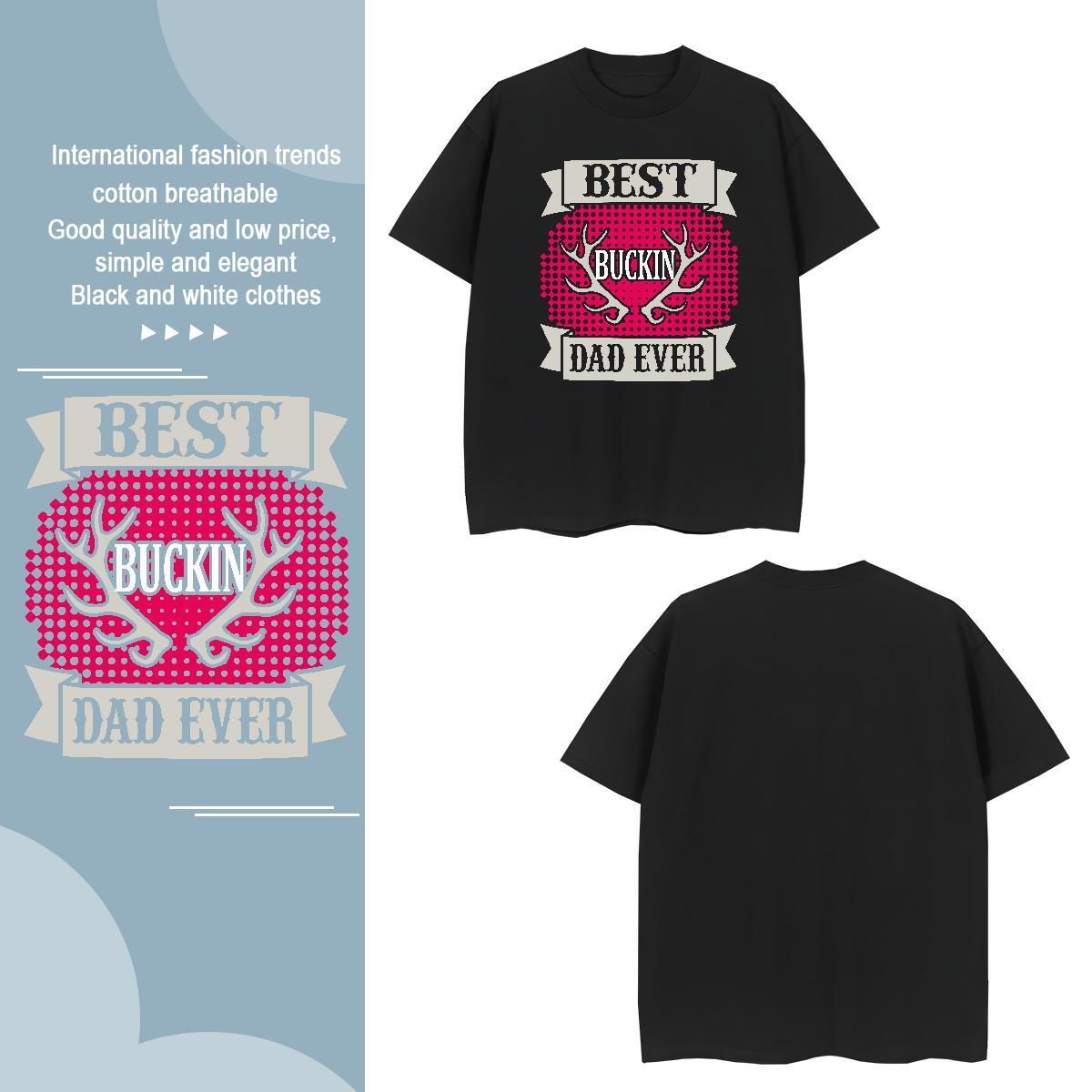 Classic letter 100% Cotton 230g Men Clothes T-Shirt Street Wear Breathable Short Sleeve T-Shirts for Men Designer Fashion Floral Print Tee Shirt