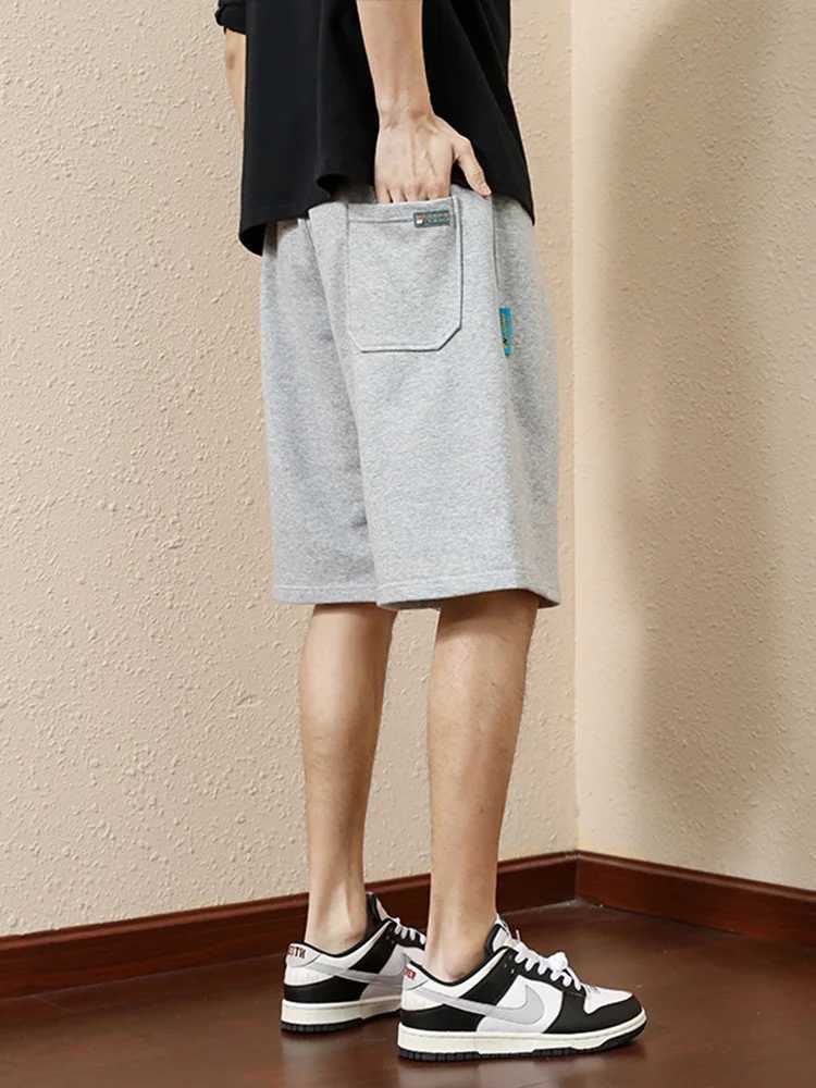 2023 New Summer Mens Shorts Plus Size Cotton Casual Baggy Sports Shorts Male Breeches Oversize Pants Wide Short Sweatpants 8XLXJ240817