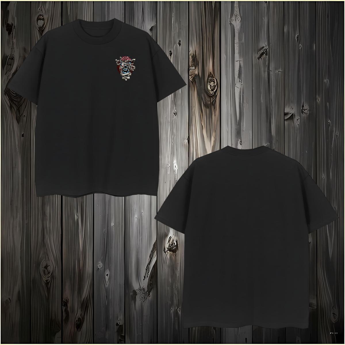 Fashion Designer Mens Tshirts monster Daily Wear 230g Cotton Tops Shirt Crew Neck Classic Men T Shirts White Plus Size