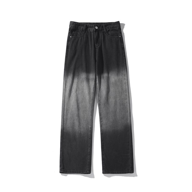 Mens Casual Pants Hip-Hop Street Jeans Y2k Vintage Loose Fit Denim Pants R240820