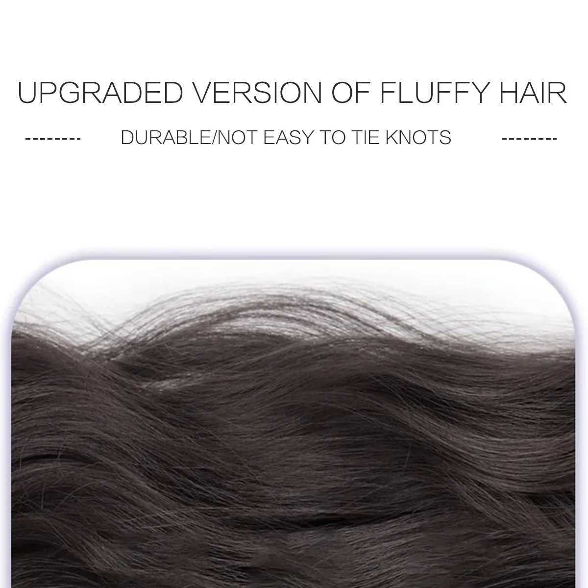 14 inch curly wavy synthetic ponytail easy and unique hairstyle easily fits elegant female style W240817