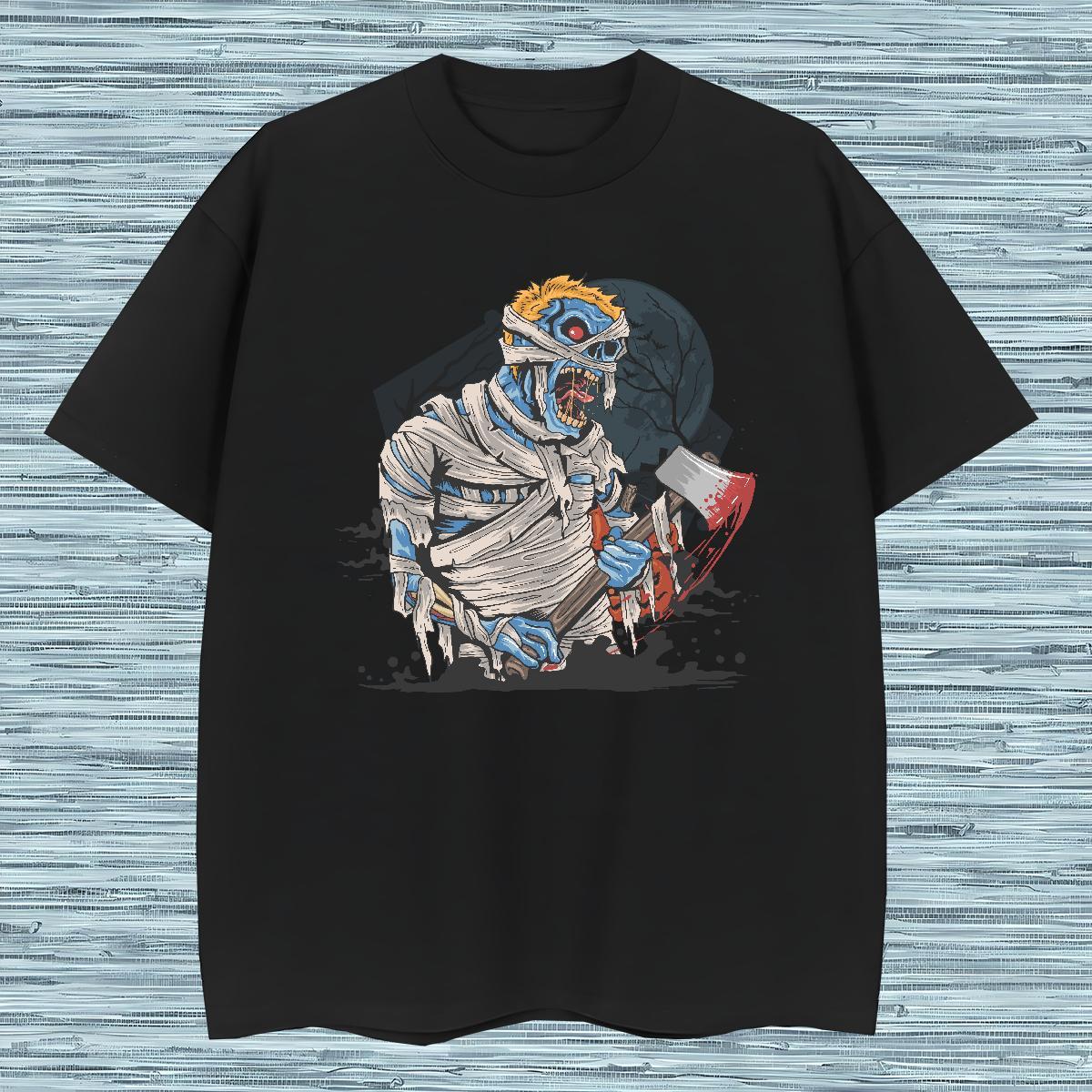 Classic Men T Shirts zombie Breathable Short Sleeve Street wear Hip Hop Customized 100% Cotton 230g Mens Tshirts Fashion Clothes