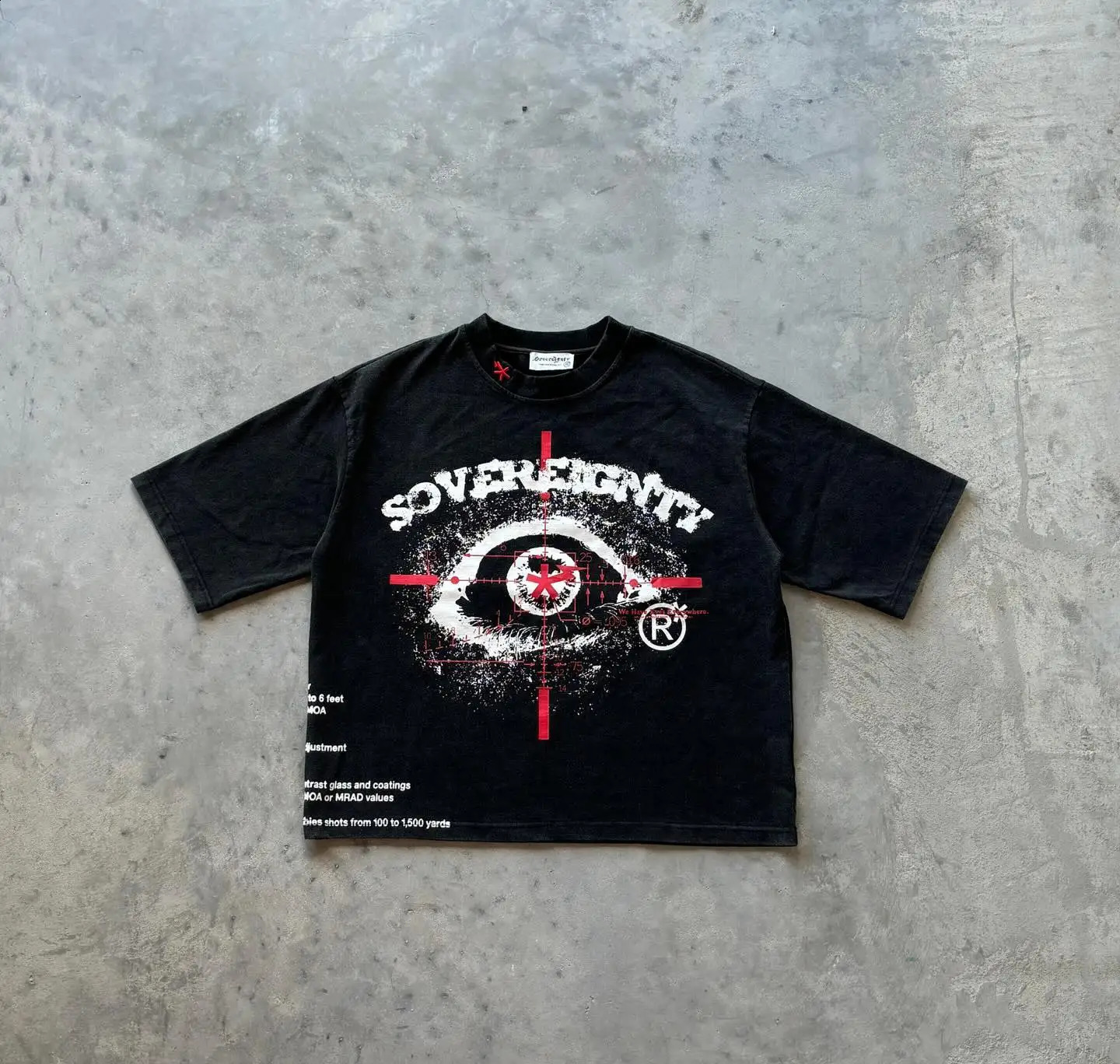 Streetwear Fashion Classic Tshirt Harajuku Big Eye Pattern Printed Gothic Casual Short Sleeve Y2K Mens Clothing 240819
