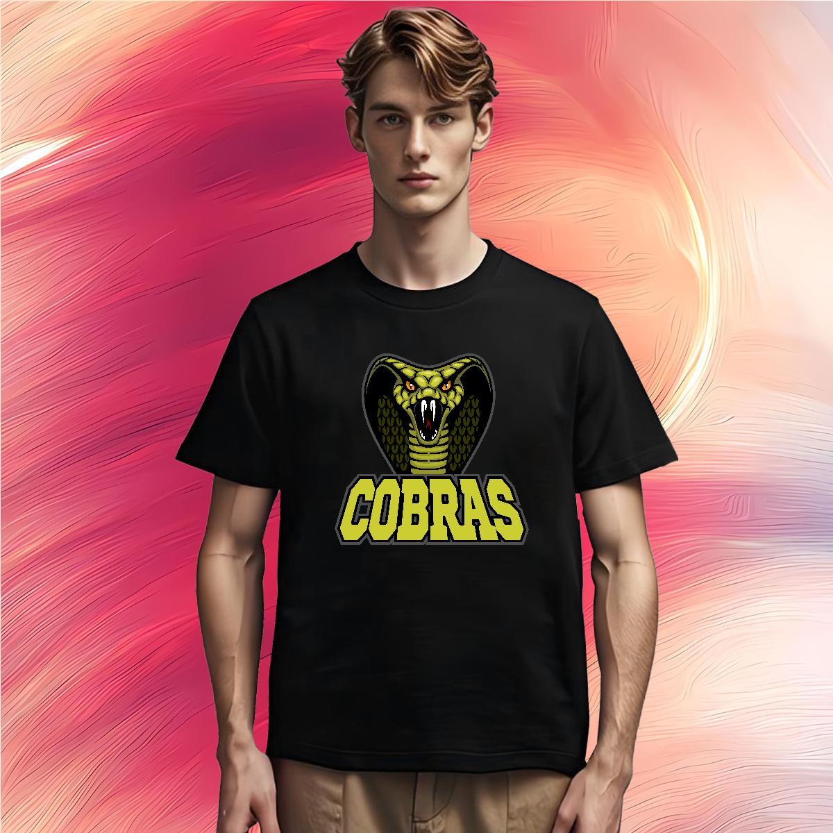 Wholesale Mens Tshirts cobra Spring Summer 230g Pure Cotton Tees Shirts Short Sleeve Soft Classic Mens T Shirts Anime Print