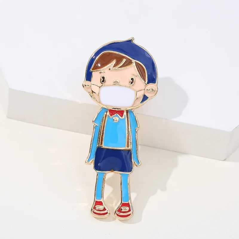 Cute enamel nurse shaped pin womens brooch fashionable jewelry medical doctor nurse student gift lapel brooch badge gift W240815