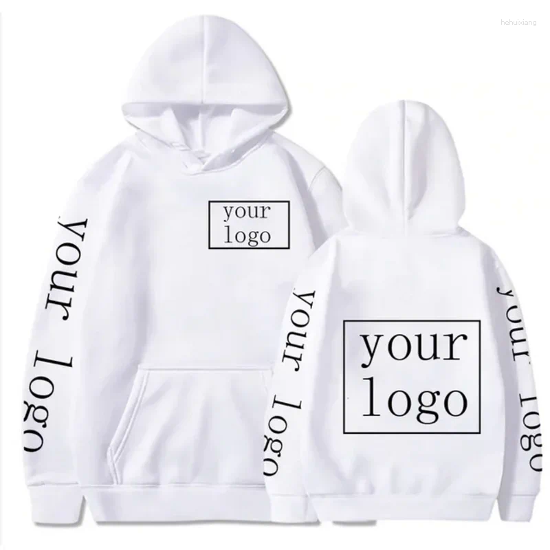 Men's Hoodies Your Own Design Brand Logo/Picture Personalized Custom Men Women Text DIY Sweatshirt Casual Hoody Clothing Fashion