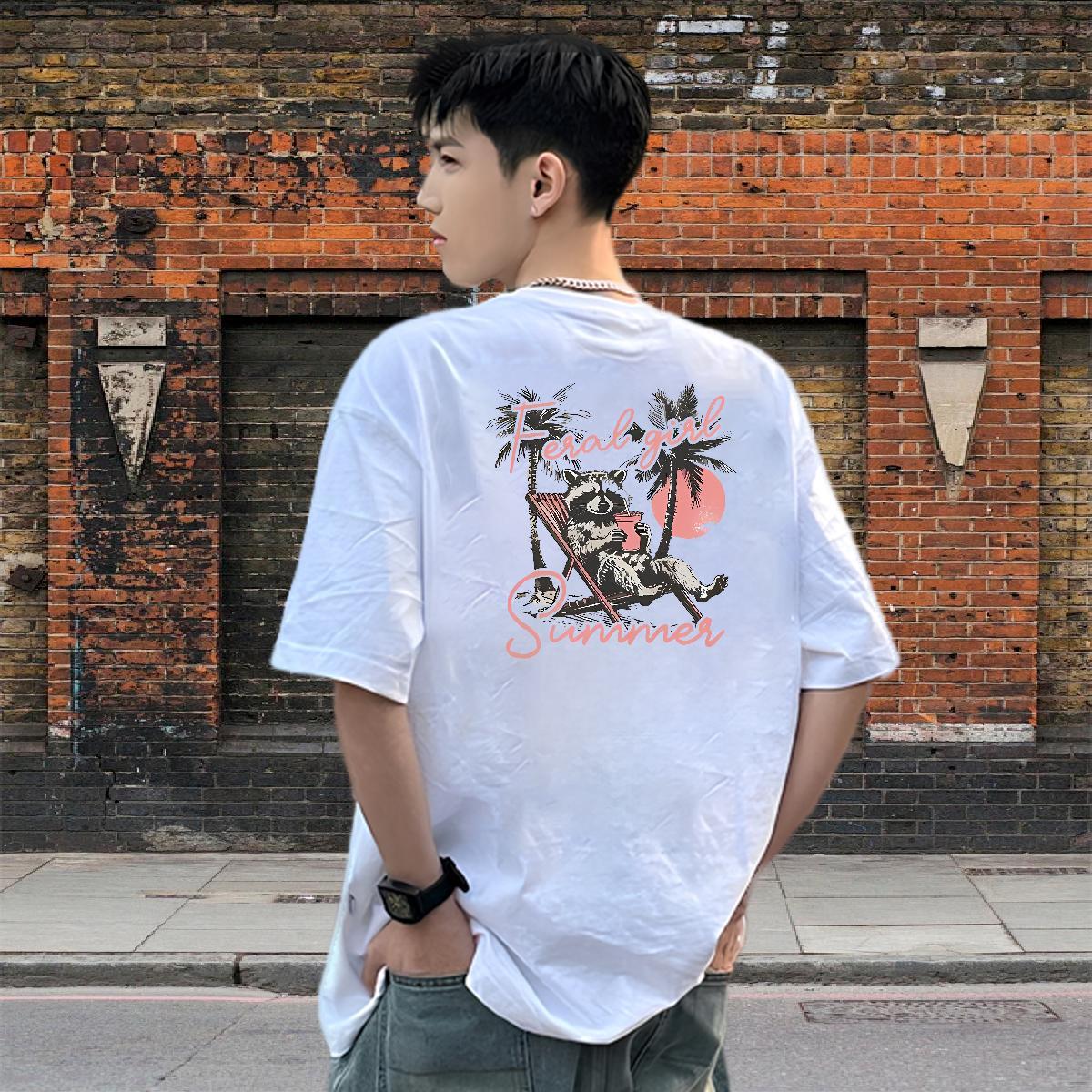 Factory Direct Tshirt for Man Woman bear Spring Summer 230g Cotton Polos Breathable Crew Neck Comfortable T-Shirts Custom Printing