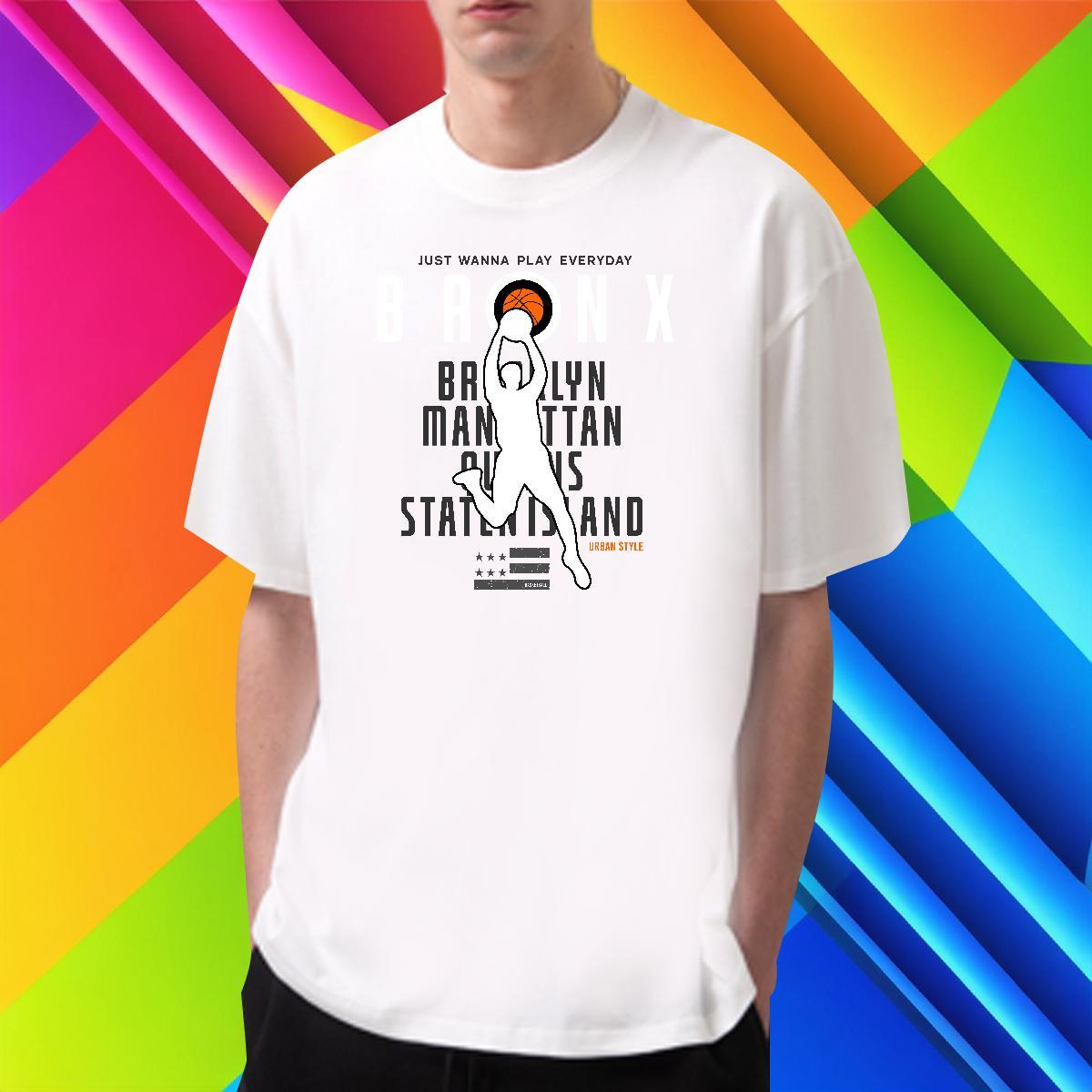 Cool basketball 100% Cotton 230g Men Tops Tees High Street Hip Hop Breathable Short Sleeve Men T Shirts Stylist Customized Print Tee Shirt