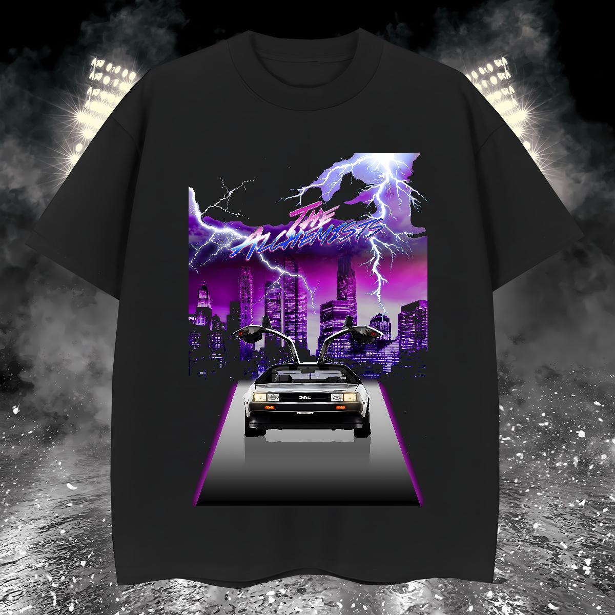 Loose Fit beach T Shirt For Man Street wear Hip Hop Mens Tshirts 100% Cotton 230g 2024 DIY O-Neck Short Sleeve Plus Size Custom Tops Shirt
