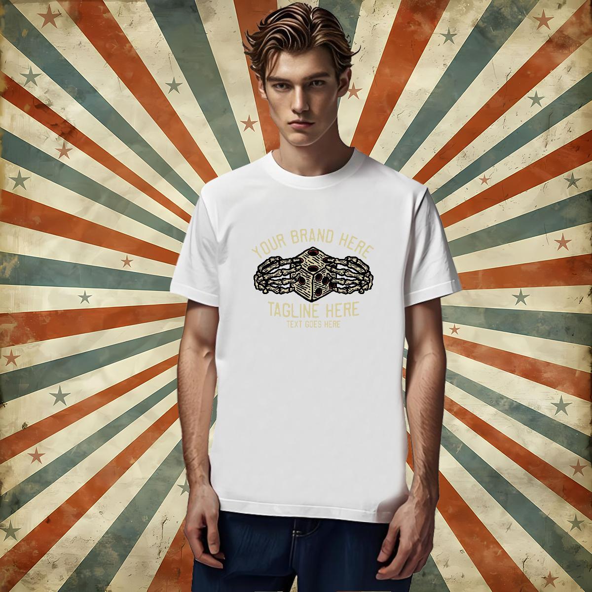 Popular skull T shirt Anime Printing Street Tshirt for Man Woman 100% Cotton 230g 2024 O-Neck Short Sleeve DIY Printed Tops