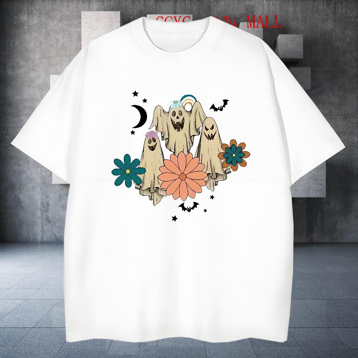Wholesale demon Tshirt for Man Woman 230g 100% Cotton Men T Shirts White Plus Size Street wear Hip Hop Short Sleeve O-Neck Designer Tshirts