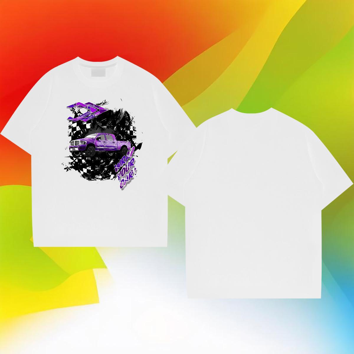 TOP Quality beach 230g Cotton Tshirts Casual Daily Wear Breathable Crew Neck Mens T Shirts Fashion Design White Plus Size Tees
