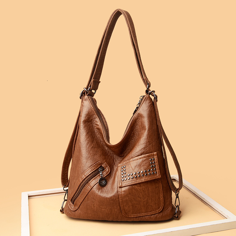 New Fashion Shoulder Bag Simple and Casual Multi functional Women's Backpack