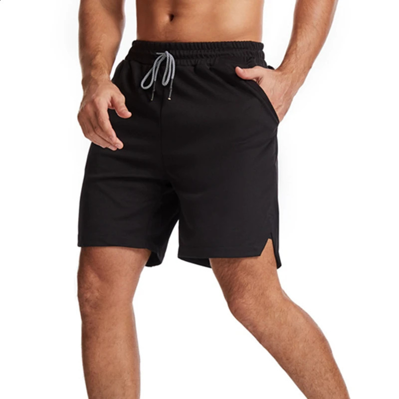 GITF Mens 2in1 Fitness Running 7inch Short Quick Drying Training Slow 240819