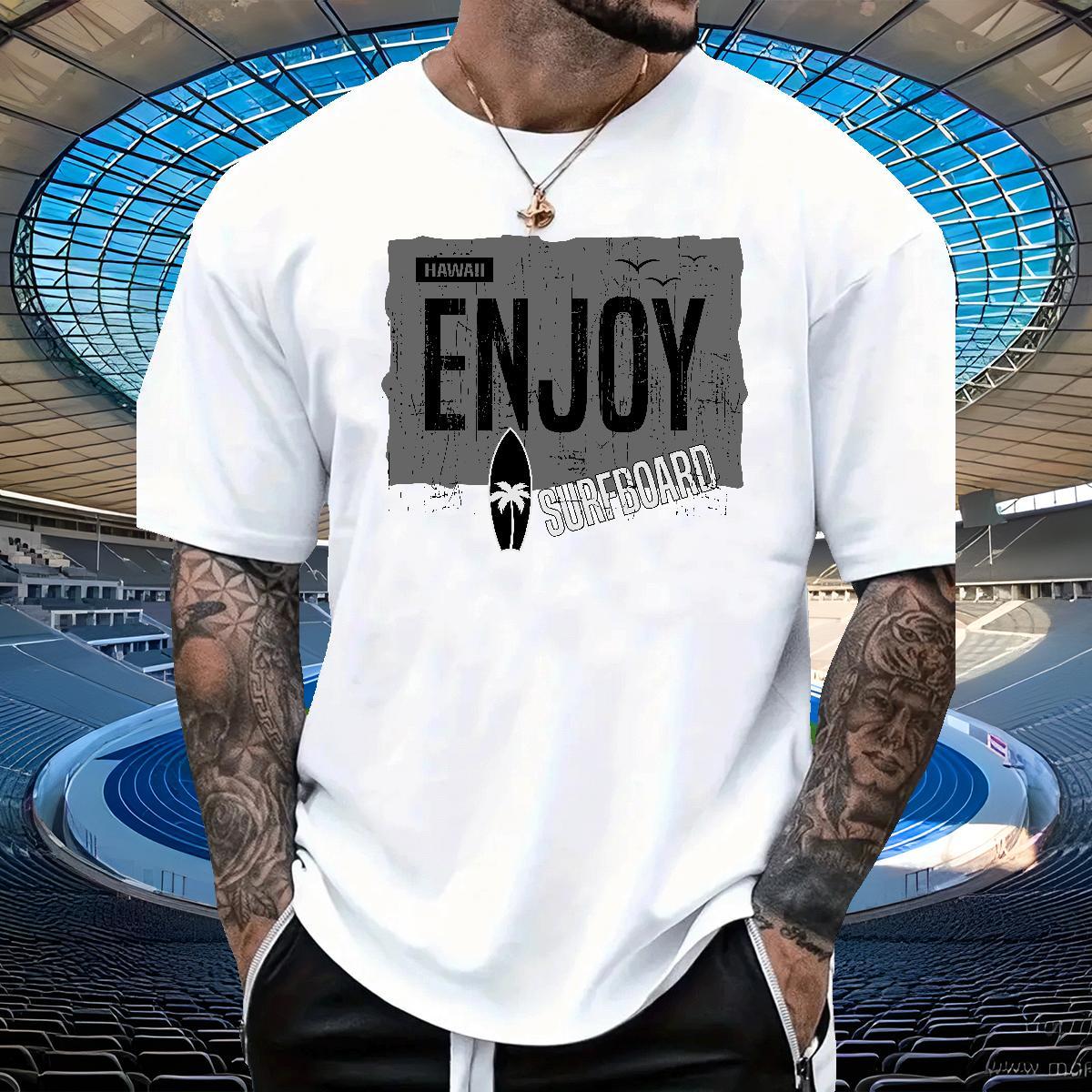 Wholesale Men Clothes T-Shirt Hip Hop 100% Cotton 230g DIY Printed Short Sleeve Soft stakeboarding T shirt Fashion Casual Tops Tees