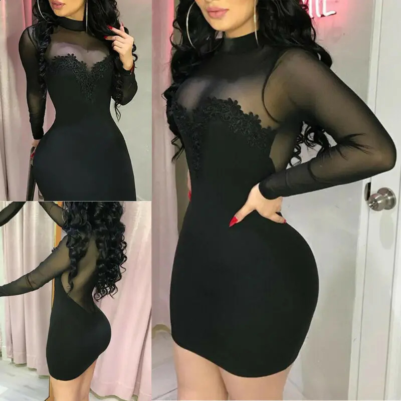 Sexy Bandage Autumn Women Bodycon Sheath Dress Sexy Red Knitted Cotton Long Sleeve Spring Dress Casual Black Party Dresses 240819